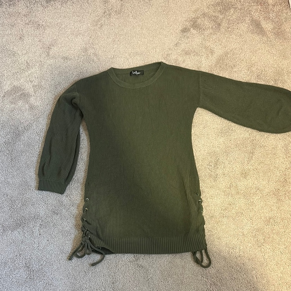 Lulu's Olive Green Women's Sweater